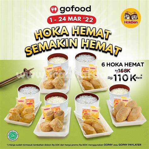 Hokben Promo Gofood Beli 6 Hoka Hemat Hanya Rp 110rb Scanharga