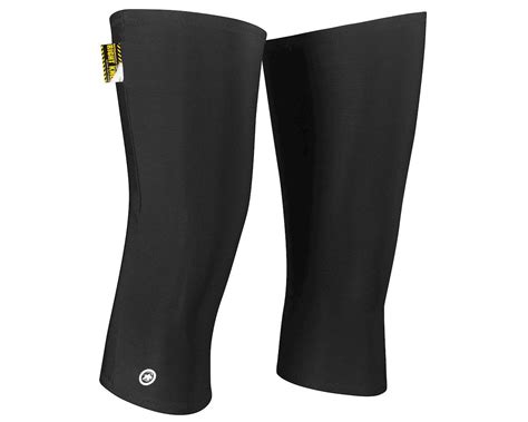 Assos Evo7 Knee Warmers Block Black Performance Bicycle