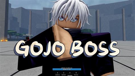 Cursed Arena Fight Gojo Boss Roblox Youtube