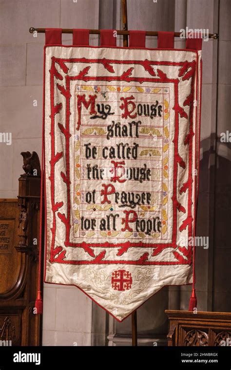 national cathedral washington dc usa banner