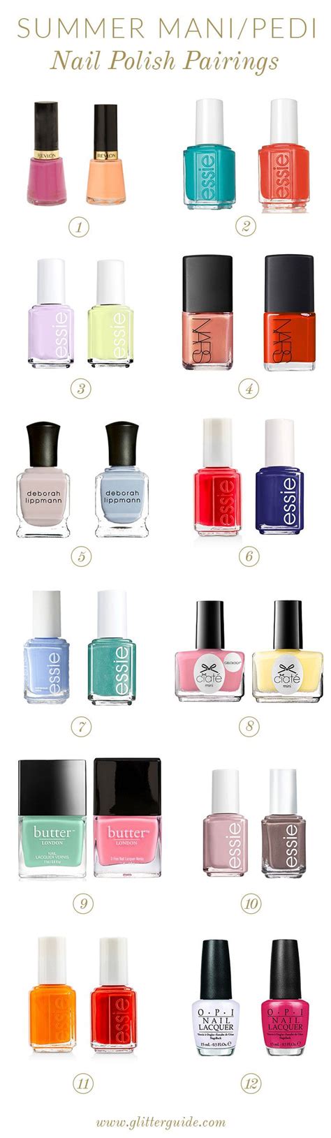 Summer Mani Pedi Combinations To Try Now Pedicure Colors Nail