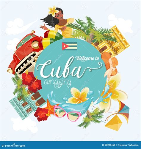 Cuba Map Cartoon Vector | CartoonDealer.com #34144201