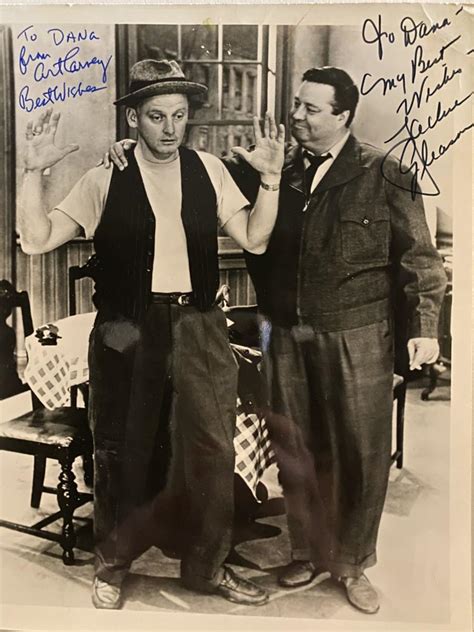 The Honeymooners Art Carney and Jackie Gleason signed photo ...