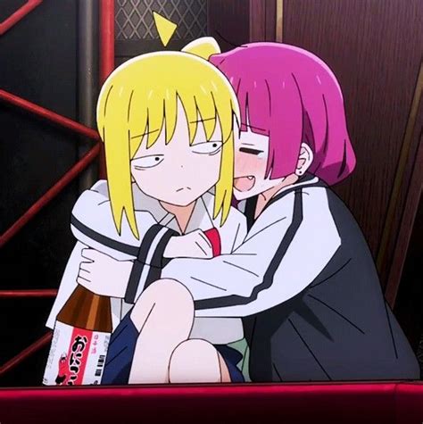 Two Anime Characters Are Hugging Each Other