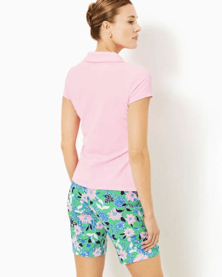 Upf Frida Scallop Polo Conch Shell Pink Lilly Pulitzer Store