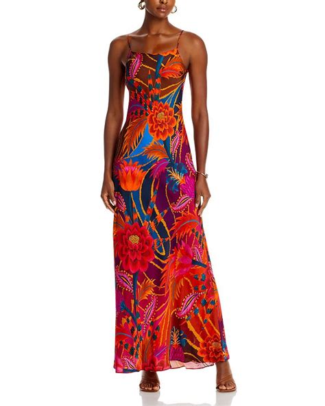 Farm Rio Vintage Wave Maxi Dress Bloomingdales