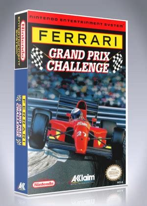 Ferrari Grand Prix Challenge Retro Game Cases