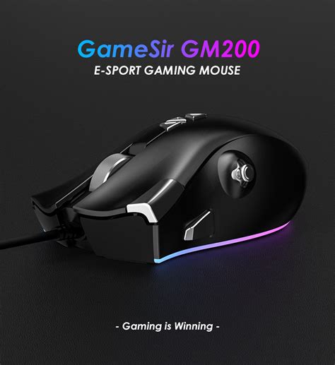 Gaming Mice GameSir GM200 Wired Gaming Mouse with 6 Buttons and 1 ...