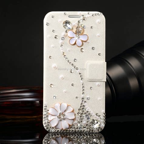 SUNSKY Fevelove For Galaxy S7 G930 Diamond Encrusted Pearl Flower