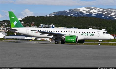 Ln Wec Widerøe Embraer E190 E2 Erj 190 300 Std Photo By Tomas Milosch Id 1289663