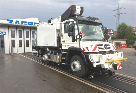 ZAGRO Unimog U 423 Road Rail Work Vehicle For Graz Tram Lines