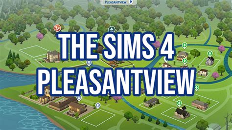 The Sims 4 Pleasantview Save File Complete With Townies And Npcs