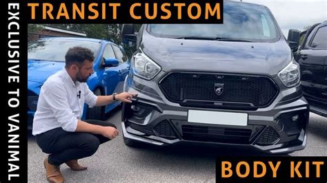 Ford Transit Custom Bespoke Magnetic Grey Predator Body Kit Conversion 😉😎 Transit Custom