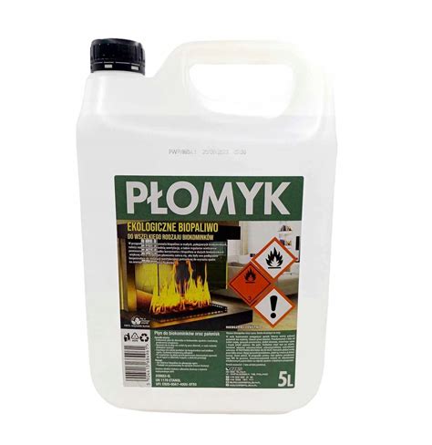 Biopaliwo do Biokominka 5L paliwo do kominka Bioetanol Płomyk 5L 1xBiP