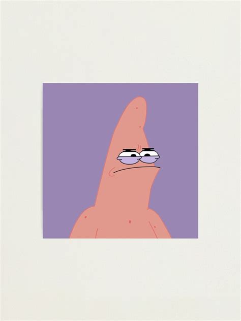 "Patrick Star Meme,Patrick Star Angry" Photographic Print for Sale by ...