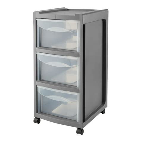 3 Drawer Plastic Storage