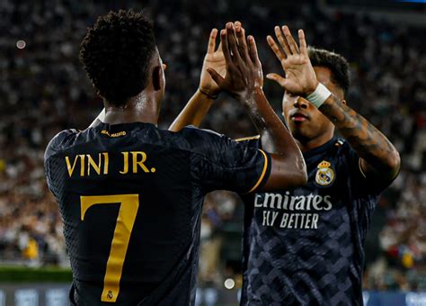 Real Madrid vence Milan 1º gol de Vini Jr a camisa 7 GP1