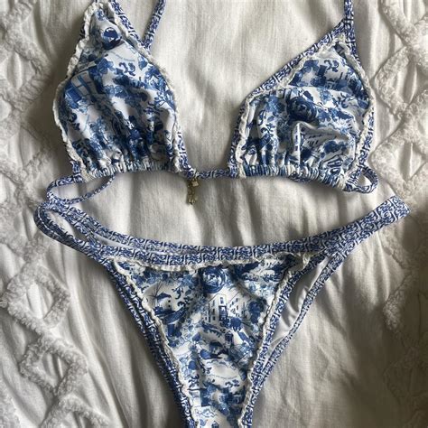 Bydee Bikini Set Top Size L Bottoms S Depop