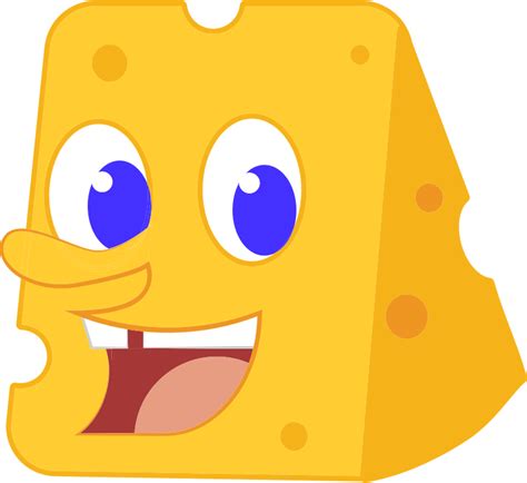 Happy Cheese - Openclipart