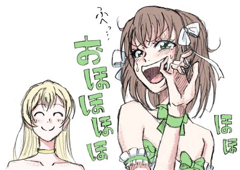 らんぴにょる on Twitter RT ishiroku manga アイドルらしい笑い方の練習をする大和麻弥ちゃん