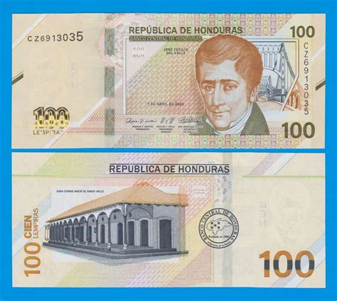 Honduras Lempiras P New Unc New Design Ebay