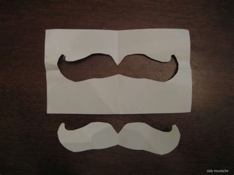 Dailymoustache 1 Cut Paper Moustache