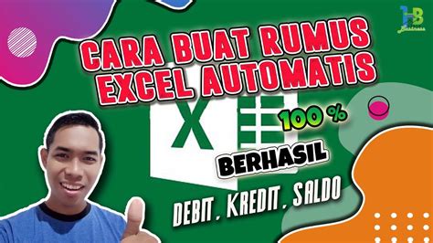 Cara Membuat Rumus Excel Debit Kredit Dan Saldo Mudah Dan Praktis