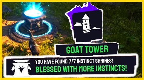 ALL GOAT TOWERS INSTINCT SHRINES Goat Simulator 3 YouTube