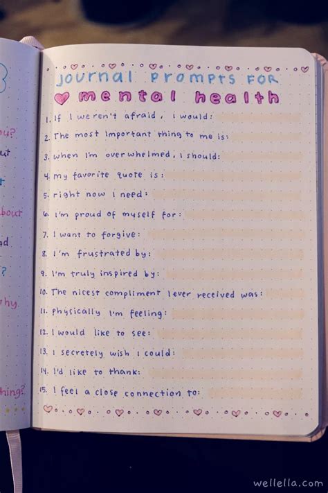 50 Journal Prompts For Mental Health Artofit