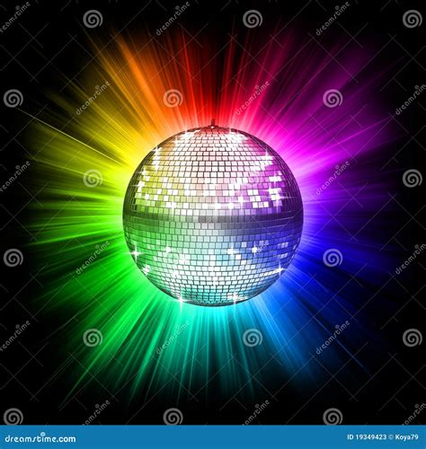 Colorful Disco Ball Stock Photos - Image: 19349423