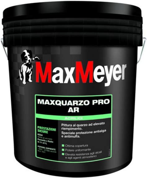 MAXQUARZO PRO AR Pittura Al Quarzo Ad Alto Riempimento Bianco Per