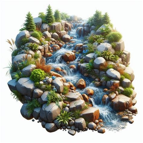 Water Trickling Over Rocks Png Images Png Free Download Pikbest