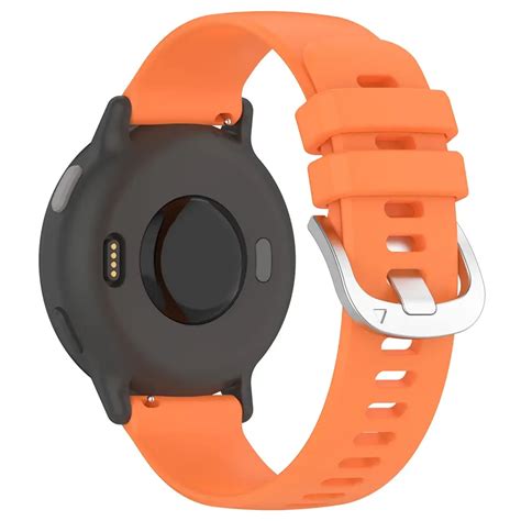 Garmin Forerunner 265 Siliconen Classic Bandje Oranje