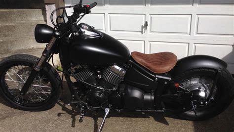 Vstar Bobber With Modified Kit From Blue Collar Bobbers V Star