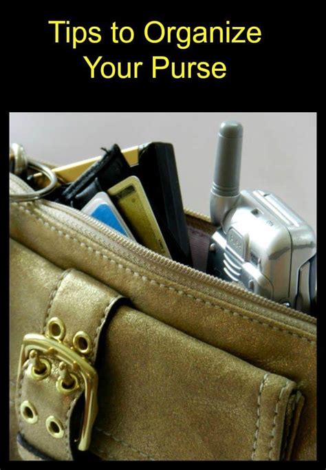 How To Organize Your Purse Or Handbag