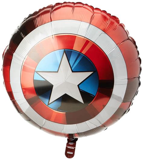 Amscan International 28 Captain America Avengers Shield Foil Balloon