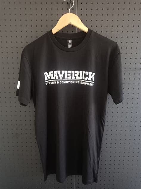 Mens Maverick T-Shirt Black - Maverick Strength and Conditioning