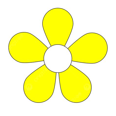 Flor Amarilla Brillante Flor Clipart Png Color Amarillo Brillante