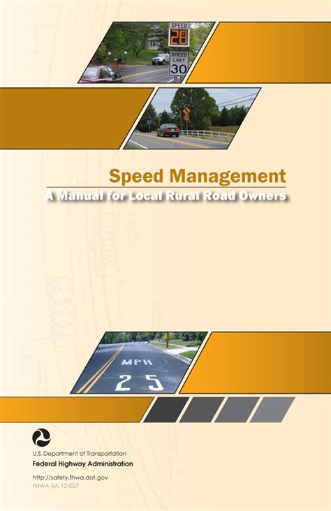 Speed Management A Manual For Local Rural Road Owners Fhwa