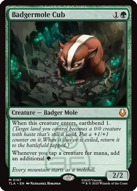 badgermole cub borderless avatar   airbender magic