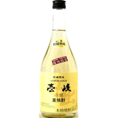 長崎の美味しい地酒・本格焼酎を全国へ！【本格麦焼酎】 壱岐スーパーゴールド 22度 720ml [玄海酒造 株 ] ＠あっとマークながさき