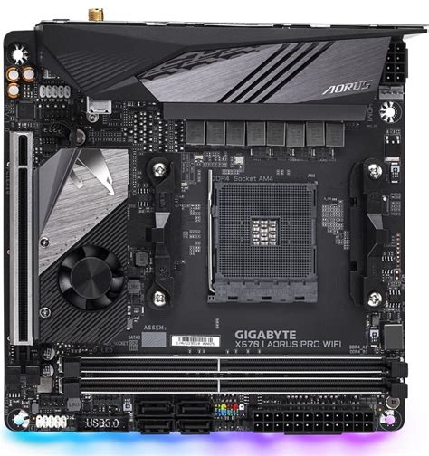 Gigabyte X570 I Aorus Pro Wifi Amd Am4 X570 Mini Itx Desktop Motherboard Wootware