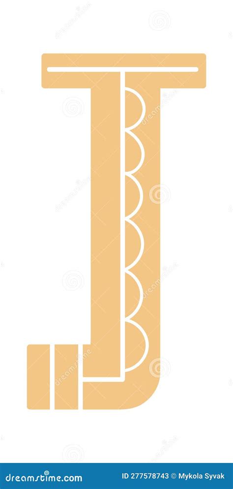 hand drawn alphabet  letter stock vector illustration  symbol