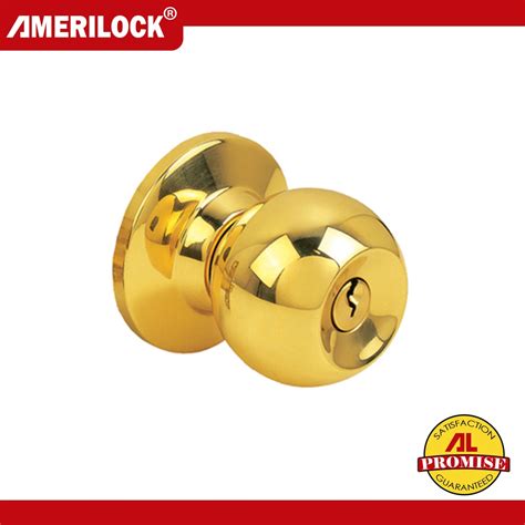 AMERILOCK Door Knob For Bedroom Keyed Entry Lockset AL 587 Carolina