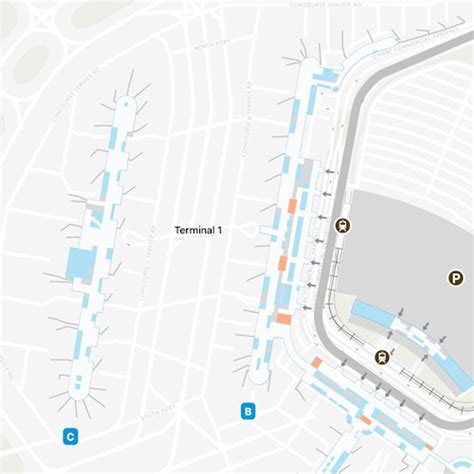 Chicago OHare Airport Terminal 1 Map & Guide