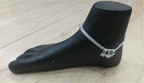 Alloy Traditional 38g Ladies Artificial Anklet At Rs 40pair In Mathura