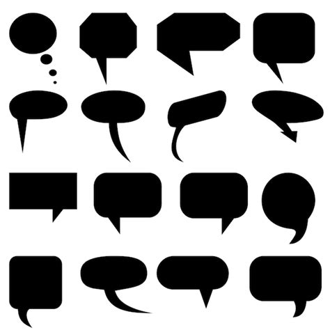 Premium Vector Speech Bubble Collection