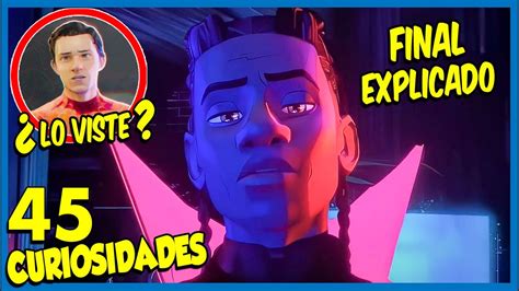 Curiosidades De Spiderman Across The Spider Verse Youtube