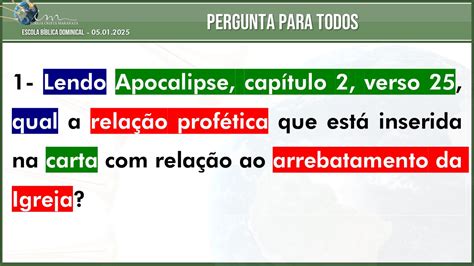 Circular N Lema Para O Ano De E Orienta Es Igreja