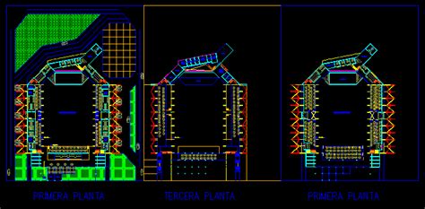 Proyecto De Discoteca En AutoCAD Librería CAD